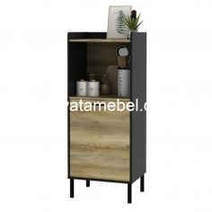 Multipurpose Cabinet Size 50 - Activ Jazz Austin HB 50 / Canyon Oak - Black